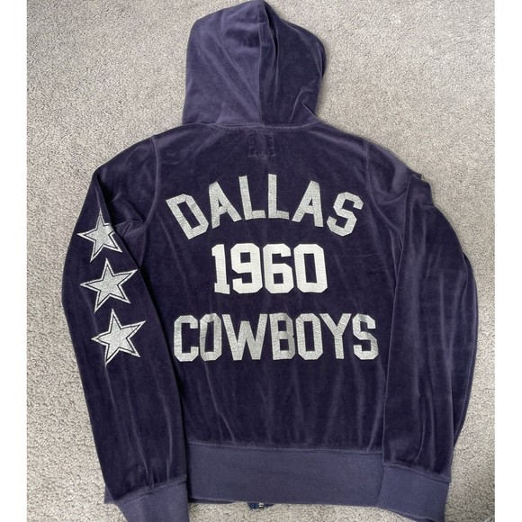 PINK Victoria's Secret Tops - HTF VS PINK Dallas Cowboys Glitter Hoodie